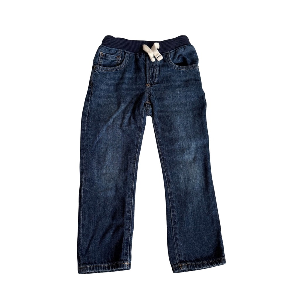 Gap Denim Jeans Blue Slim Pull-On Elastic Waist Toddler Boy 4T